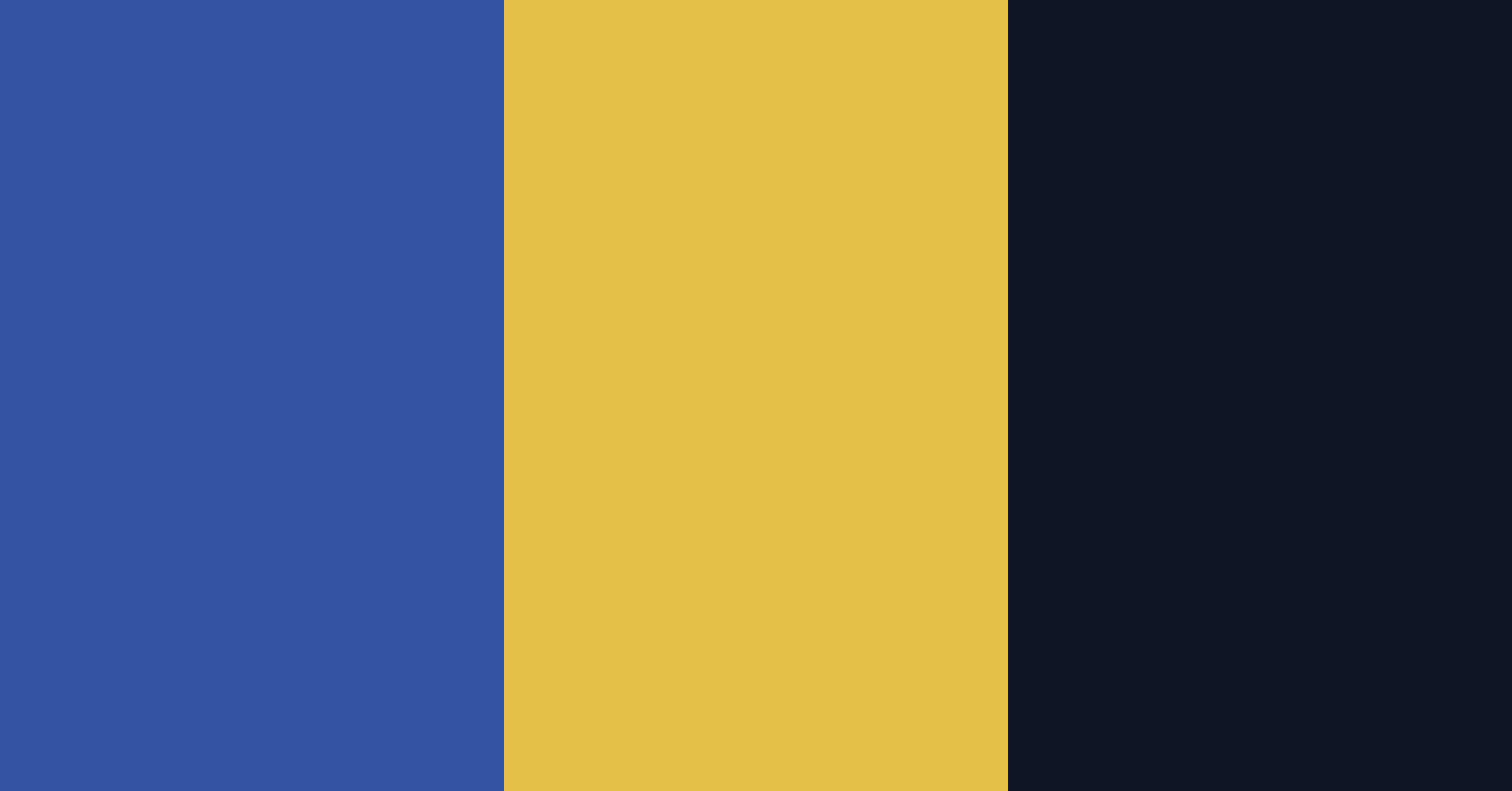 verticale strepen met blauw, geel en donkerblauw